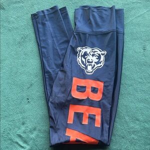 NFL Team Apparel Chicago Bears Women’s Navy Leggings with Logo Medium